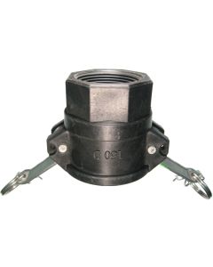 Polypropylene Cam & Groove Coupler, Female Half, 2 Inch Female NPT