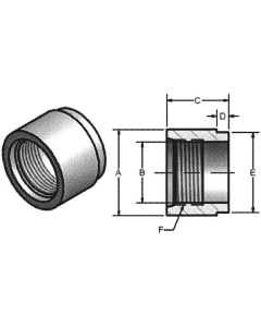 Steel SAE Weld Half Couplings