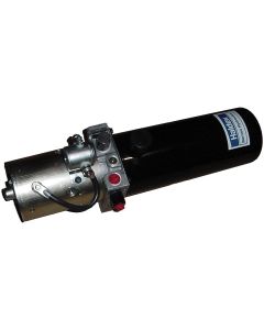 GC8000 Series Basic DC Power Unit, 12VDC Single Terminal Std Duty Motor, .250" Gear Gear Pump, 3 Quarts Reservoir