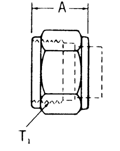 Steel JIC 37 deg Flare Tube Nuts