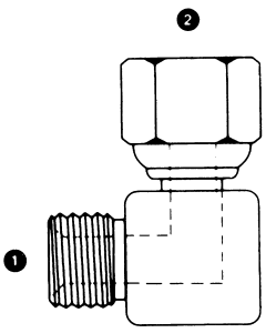 Steel Adapter, 3/8-19 Male BSPP (British Parallel) To 3/8-19 Female BSPP (British Parallel) Swivel, 90 deg Elbow