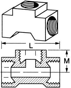 Brass Adapter, 0.19 Inch Female 42 deg Inverted Flare Union Tee