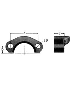 Code 62 Split Flange Kit, 1.63 (-12) Flange Head, Up to 6000.00 PSI