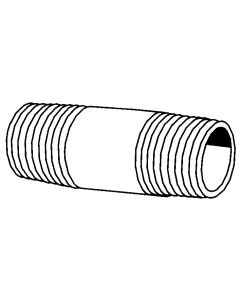 Brass Pipe Nipple, 1-11-1/2 Male NPT, 1.50 Inch Long