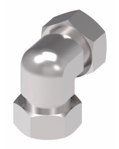 Steel Adapter, 1-1/4-11-1/2 Female NPT Swivel To 1-1/4-11-1/2 Female NPT, 90 deg Elbow