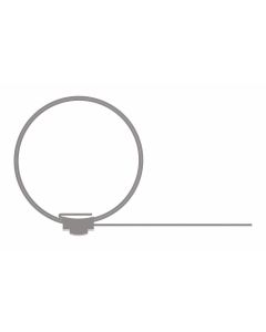 Firesleeve Clamp, 3 dia x 3/8 wide