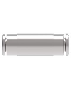 Brass Push>Connect Tube Fitting, 0.31 Inch Tube OD Union