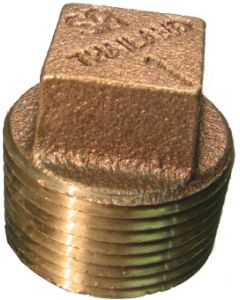 Brass Pipe Square Head Plugs
