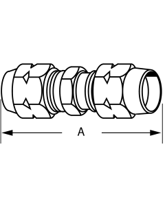 Brass Field Attachable 338 B Series Air Brake Hose Menders