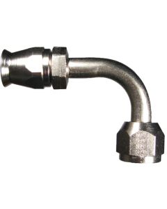 Reusable Fittings for FBF A/C Hose, Female O-Ring Pilot, 90 deg Elbow