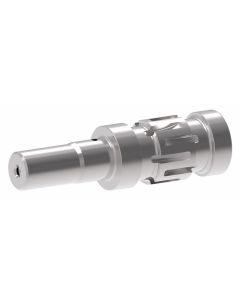 Shaft, 1 Inch Straight Keyed with Woodruff key slot, H Series -007 -008 -009