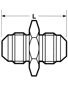 Steel Adapters, JIS 30 deg Flare To JIS 30 deg Flare, Straight