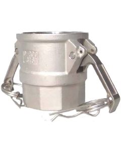 Stainless Steel Cam & Groove Coupler, Female Half, 3 Inch Female NPT