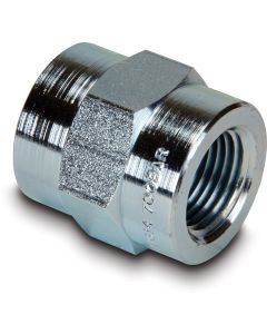 High Pressure Fitting, Coupling, 10,000 psi Maximum Operating Pressure, Connection from 3/8" NPTF Female to 3/8" NPTF Female