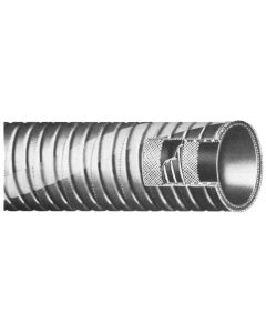 Super-Vac Petroleum Transfer Tank Truck Service Hose, Black With Blue Stripe, 1.25 Inch ID, Up To 150.00 PSI