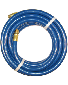 Light Duty Air Tool Hose Assembly, Yellow, 0.25 Inch Hose ID, 50 ft Foot Long
