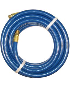 Light Duty Air Tool Hose Assembly, Red, 0.38 Inch Hose ID, 25 ft Foot Long