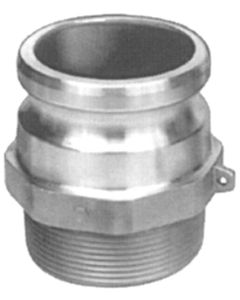 Stainless Steel Cam & Groove Adapter, Male Half, 1 Inch Male NPT