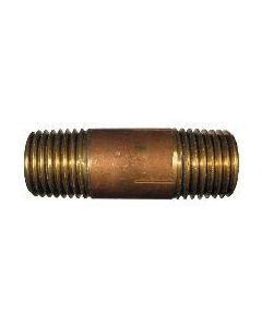 1/8 X 4 (BRASS) NIPPLE L.F.