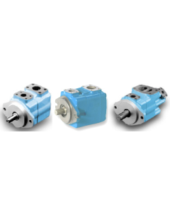 Hydraulic Vane Pump, Single pump, 8.39 cu in/rev, SAE C 2-bolt Mounting Flange, 1-1/4 Straight Keyed Shaft, SAE 4-Bolt Flange, Inlet 2", Outlet 1-1/4" Ports, CCW Rotation