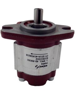 1.5PE Series Aluminium Gear Pump, 0.09 cu in/rev, 2-Bolt SAE AA Mounting Flange, 1/2 St. Keyed x 1.06 long, SAE AA Shaft, SAE -8 Side Inlet, SAE -6 Side Outlet, CW Rotation