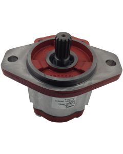 2.5PB Series Aluminum Gear Pump, 1.97 cu in/rev, 2-Bolt SAE B Mounting Flange, 7/8 Straight Keyed SAE B Shaft, SAE -16 Side Inlet, SAE -12 Side Outlet, CW Rotation