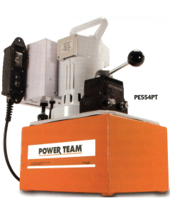 PE55 Series Single-Phase 2-Speed Pump, Motor, Remote On-Off Motor Control (115VAC), 10 ft, Valve, Pump on, manually shift valve to extend or retract, manually shift valve to hold