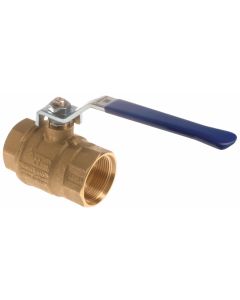2BVL Series Brass Ball Valve, 1 NPT Ports, Up To 435.00 PSI, Stainless steel off-set handle