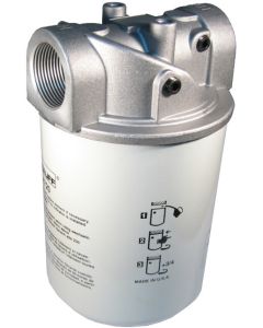 SSF120/160 Series Spin-On Suction / Return Filter, SAE-20 Ports, 6.63 inch 10 Micron Nominal Paper Element, 15.00 PSI Bypass Spring