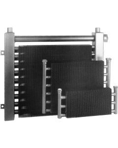 DH & DHR Series Air Cooled Mobile Heat Exchanger, 3/4 NPT Ports, 2.47 sq ft Face Area