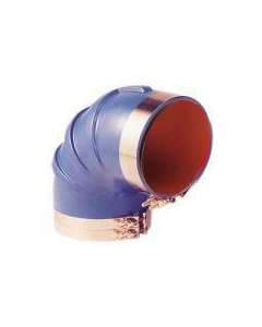 Trident 290V 4 ID Silicone BLUE VHT 90Deg Elbow