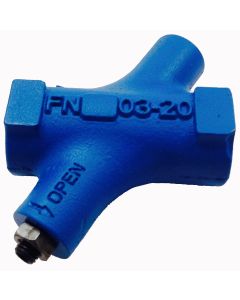 FN Series Inline Flow Control Valve, 3/8 NPT Ports, 10.00 GPM Flow Rating