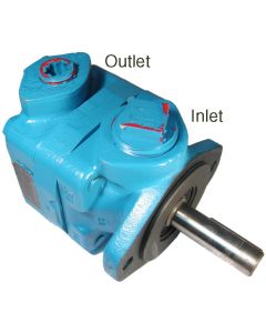 V20 Series Vane Pump, 13 Ring Size, 11 Tooth Splined - Short Shaft, NPT Ports, Outlet 90 deg CW from Inlet, CCW Rotation