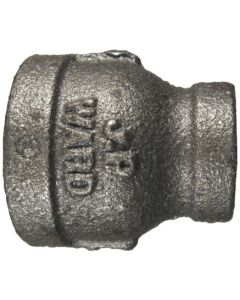 Malleable Iron Pipe Fitting, 1/2 x 3/8 Inch Bell Reducer