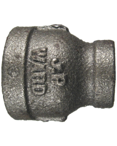 Malleable Iron Pipe Fitting, 1/4 x 1/8 Inch Bell Reducer