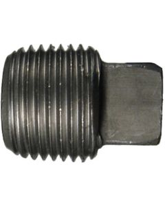 Malleable Iron Pipe Fitting, 2 Inch Square Head Plug