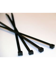 Cable (Wire) Ties, UV BLACK CABLE TIES 11 INCH 50 LB 100/PK