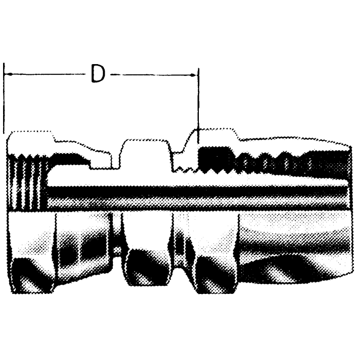 Steel Reusable USF Air Brake Fittings 220 Hydraulic Supply Co.