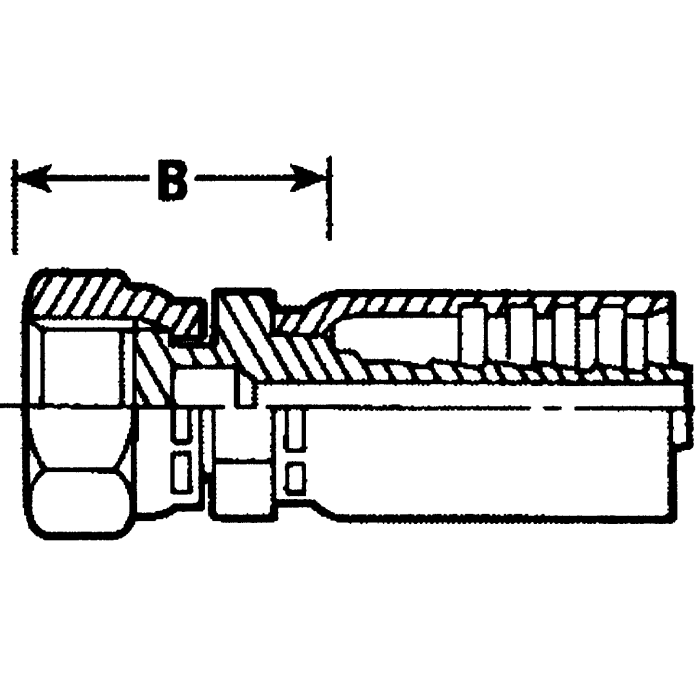 Steel Crimp JIS Swage Fittings 2838 Hydraulic Supply Co.