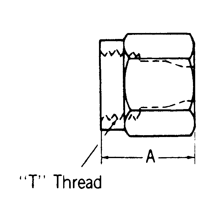 Versil Flareless JIC Tube Nuts 345 Hydraulic Supply Co.