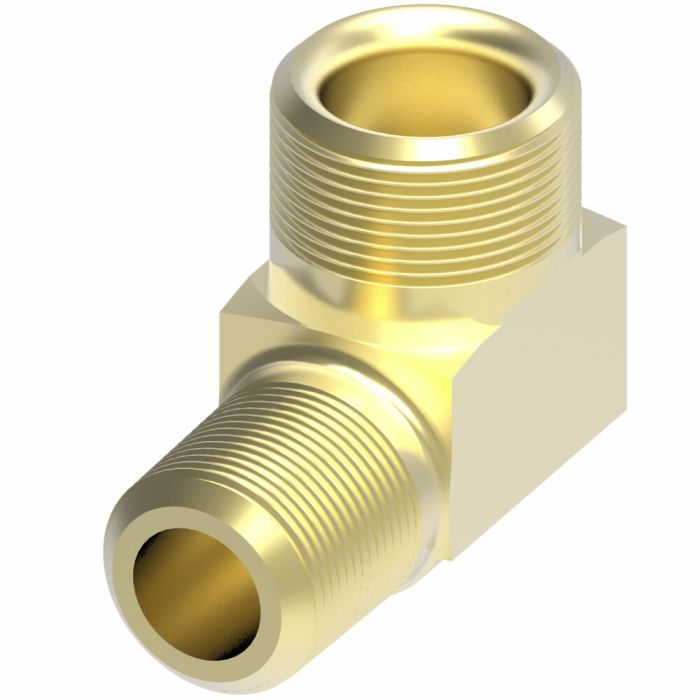 DANFOSS POWER SOLUTIONS (AEROQUIP INC-ALTERNATE) Brass Compression To Male  NPT 90 Elbow 69X6 Hydraulic Supply Co.