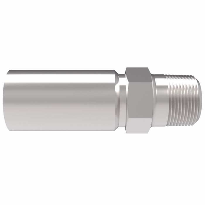 Aeroquip Steel Crimp NPT Swage Fitting 90308-081000-0