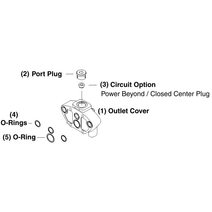 SD8 Series Walvoil SDS150 RE/RK POWER BEYOND/CLOSED 4TAP318010