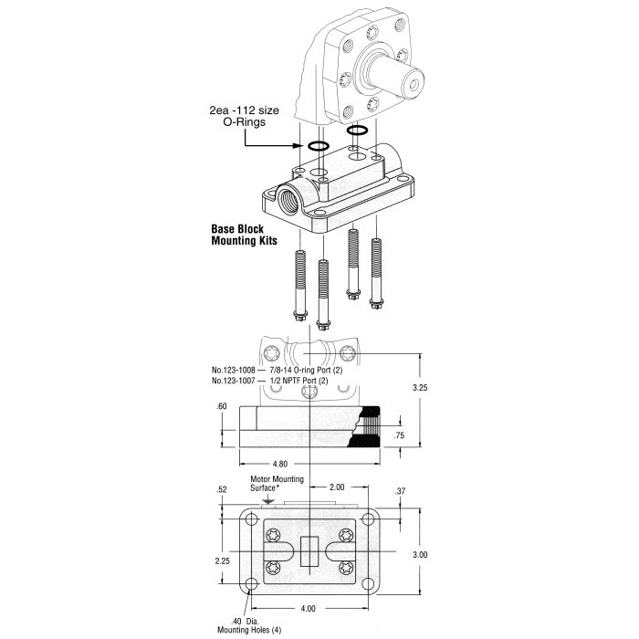 DANFOSS POWER SOLUTIONS II LLC (CHARLYNN) H & S Series Mounting Kit