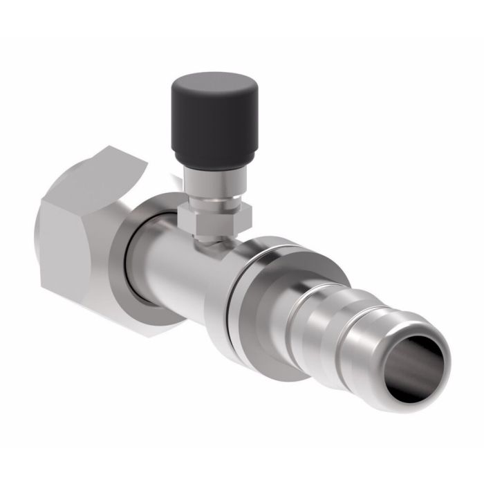 Aeroquip Straight -8 Hose End w/Charge Port Aeroquip Straight -8 Hose End w/Charge Port