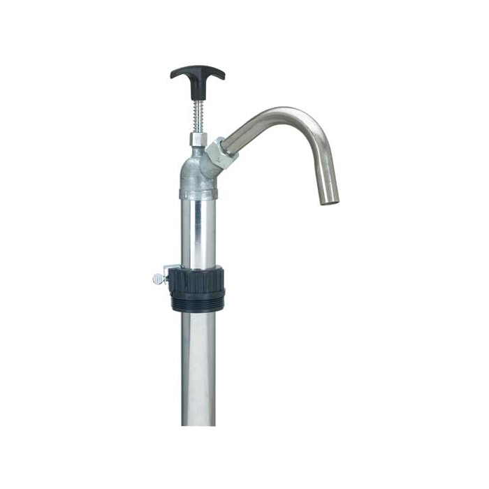 Lumax LX1330 LiftAction Silver Steel Barrel Pump with Removable Steel