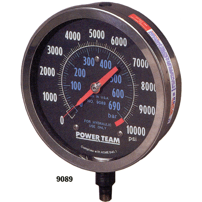 SPX FLOW US, LLC Analog Pressure Gauge 9040 Hydraulic Supply Co.