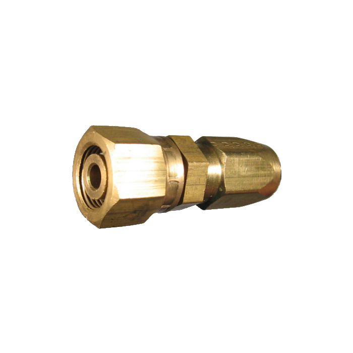 TRIDENT RUBBER INC Brass SeaStar Reusable Fitting 2TFMS65B Hydraulic