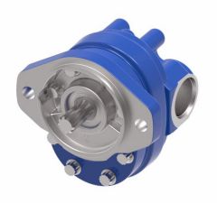 Series 26 Gear Pump, 0.50 cu in/rev, 2-Bolt SAE A Mounting Flange, 3/4 St.Keyed x 1-1/4 long Shaft, SAE-16 Side Inlet, SAE-10 Side Outlet Ports, CW Rotation. 