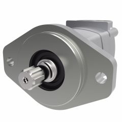 2000 Series Geroler Motor, 9.60 cu in/rev, 2 Bolt SAE B Mounting Flange, 1 in.  6B Spline Shaft, 7/8-14 St.Thd. O-Ring Ports, 